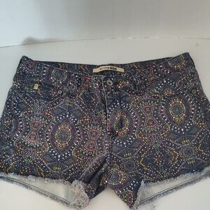 Big Star Alex Short Low Rise ~ Tribal Bright  Size 30